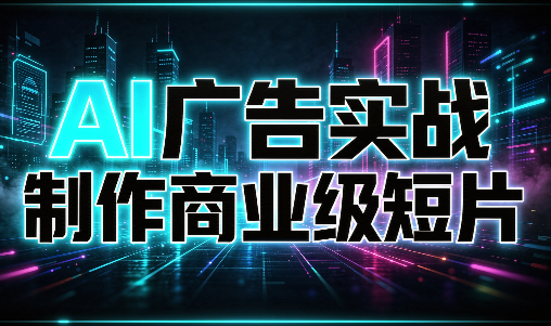 AI广告实战制作商业级短片-拾亿云创