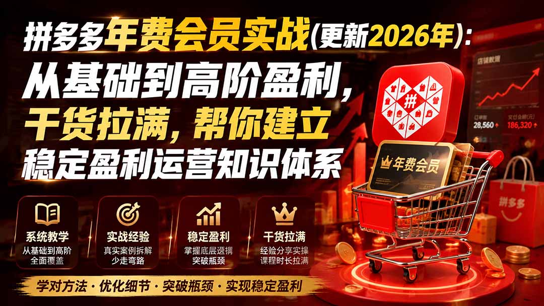 拼多多年费会员实战(更新1010-拾亿云创