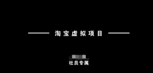 淘宝虚拟项目，从理论到实操，新手也能快速上手-云启网创