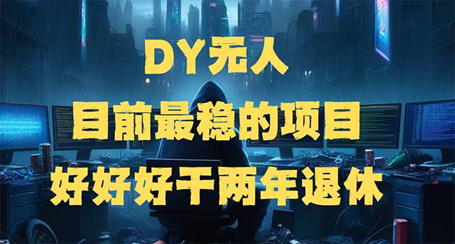 （14263期）DY无人，目前最稳的项目，矩阵放大边旅游边赚钱，好好好干两年退休-云启网创